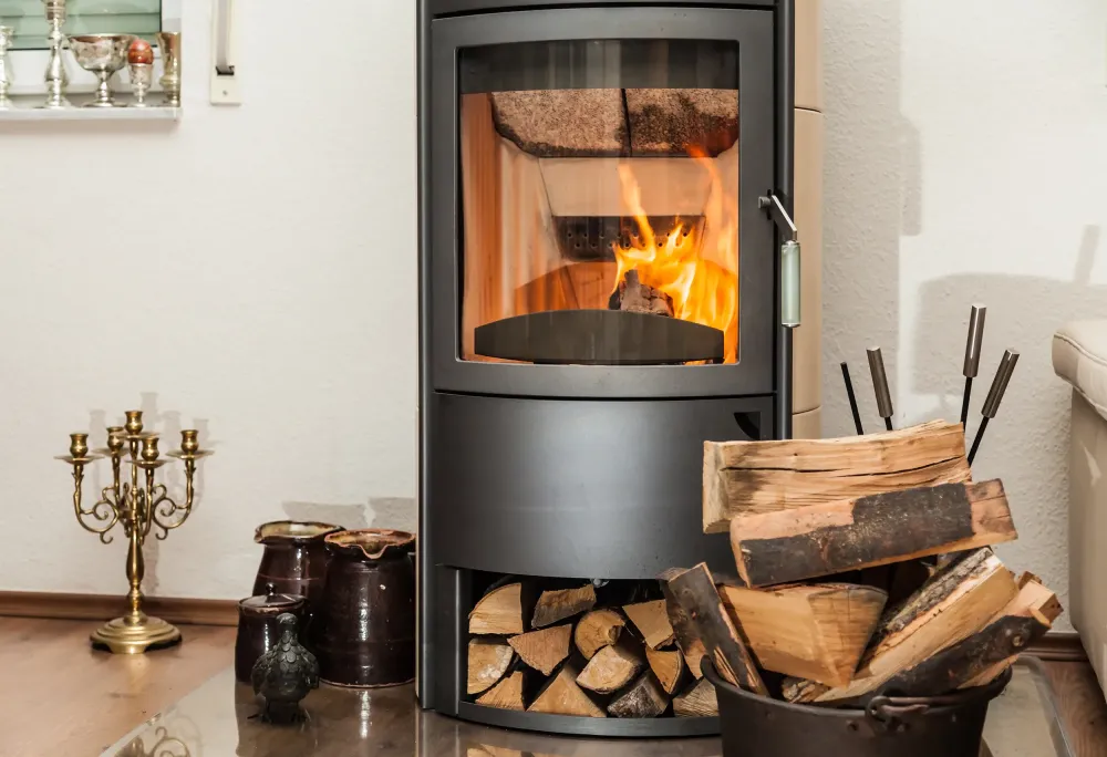 Poêle à bois à Roeschwoog